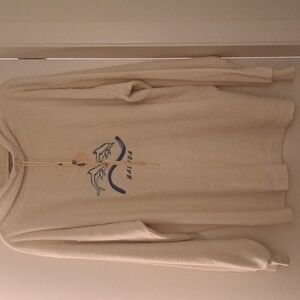 Terry Cloth Lifesyles Resort Pullover With Dolphins 🐬
